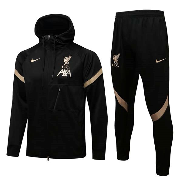 Hoodies Liverpool 2022 Schwarz Gold